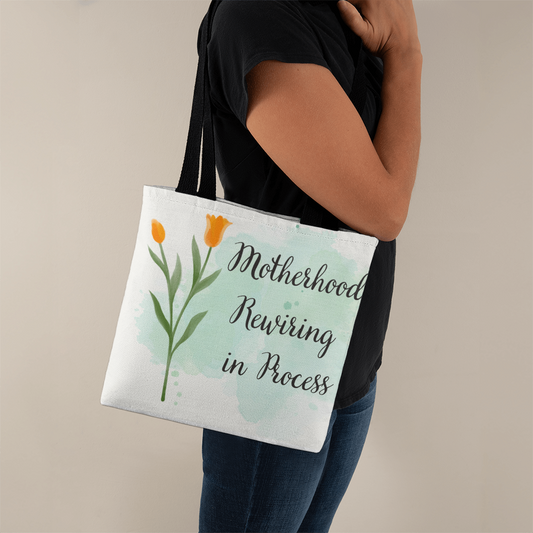 Motherhood Rewiring in Process – Neuroaffirming Botanical Tote Bag
