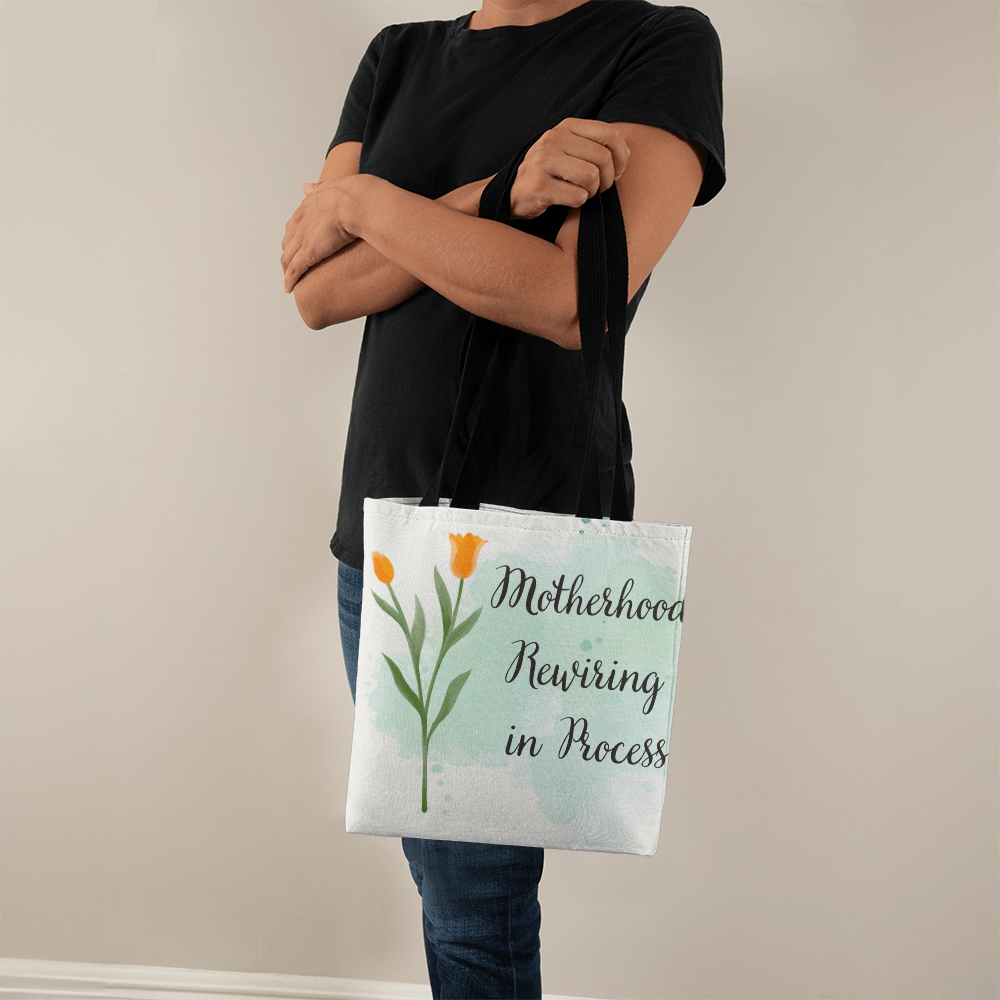 Motherhood Rewiring in Process – Neuroaffirming Botanical Tote Bag