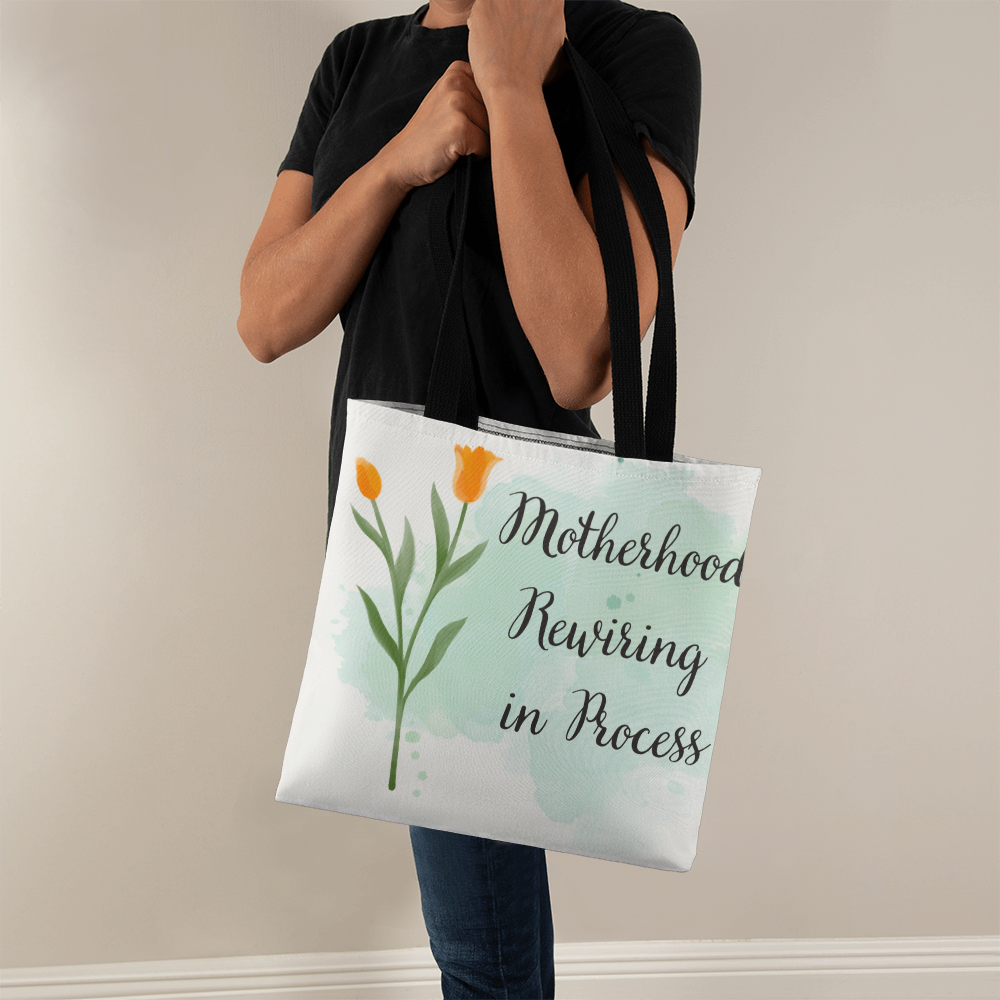 Motherhood Rewiring in Process – Neuroaffirming Botanical Tote Bag