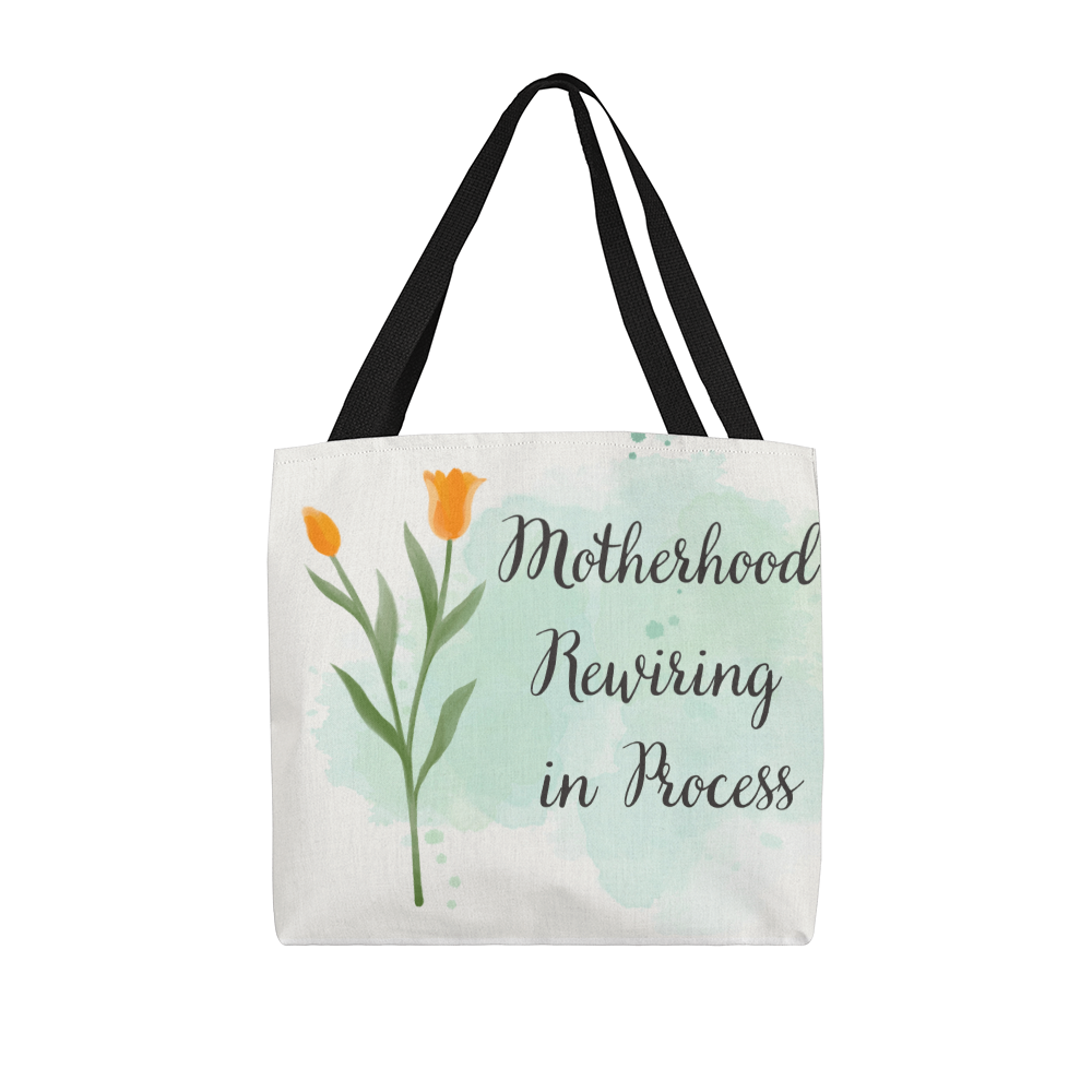 Motherhood Rewiring in Process – Neuroaffirming Botanical Tote Bag