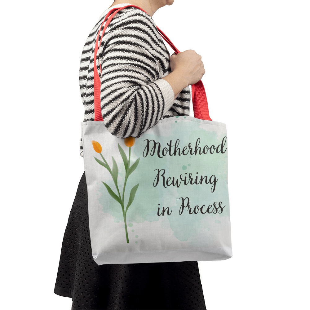 Motherhood Rewiring in Process – Neuroaffirming Botanical Tote Bag